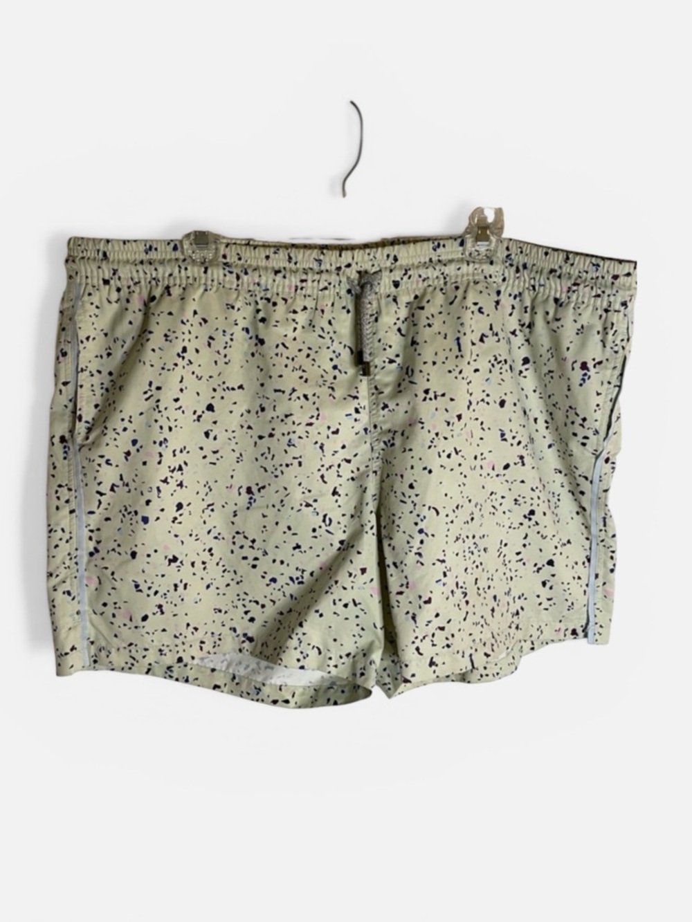 Azulu Mint Green Printed Athletic Shorts W/ Mesh Liner & Pockets Size XL